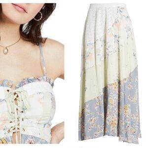 Free People in the flowers two piece set